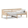 Slaapbank zonder matras 100x200 cm massief grenenhout