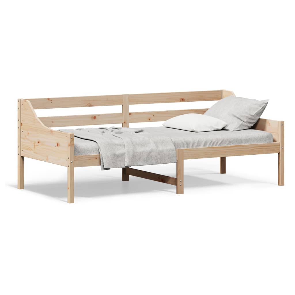 Slaapbank zonder matras 100x200 cm massief grenenhout