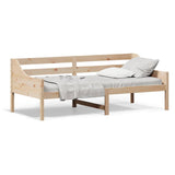 Slaapbank zonder matras 100x200 cm massief grenenhout