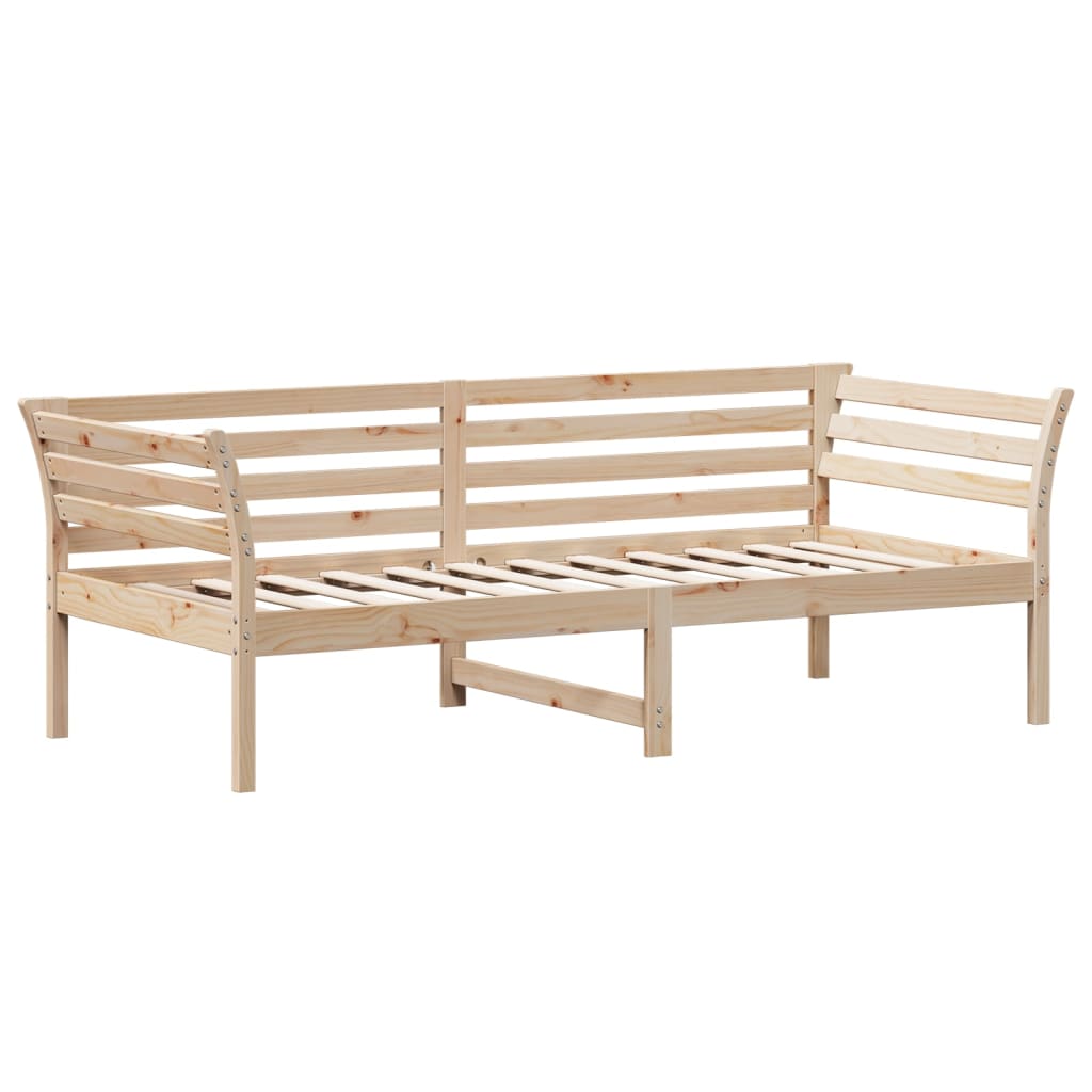 Slaapbank zonder matras 80x200 cm massief grenenhout
