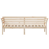 Slaapbank zonder matras 80x200 cm massief grenenhout