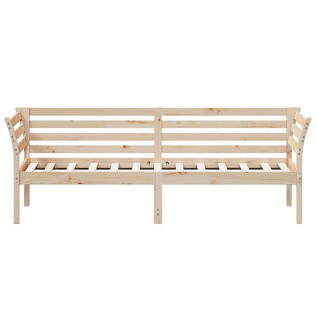 Slaapbank zonder matras 80x200 cm massief grenenhout