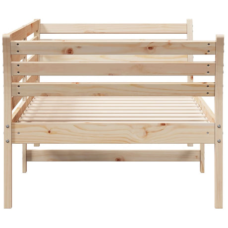 Slaapbank zonder matras 80x200 cm massief grenenhout