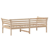Slaapbank zonder matras 80x200 cm massief grenenhout