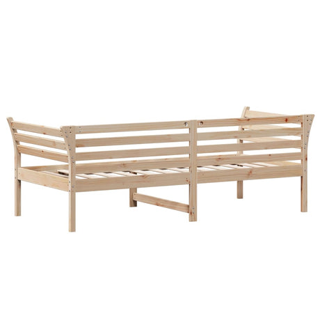 Slaapbank zonder matras 80x200 cm massief grenenhout