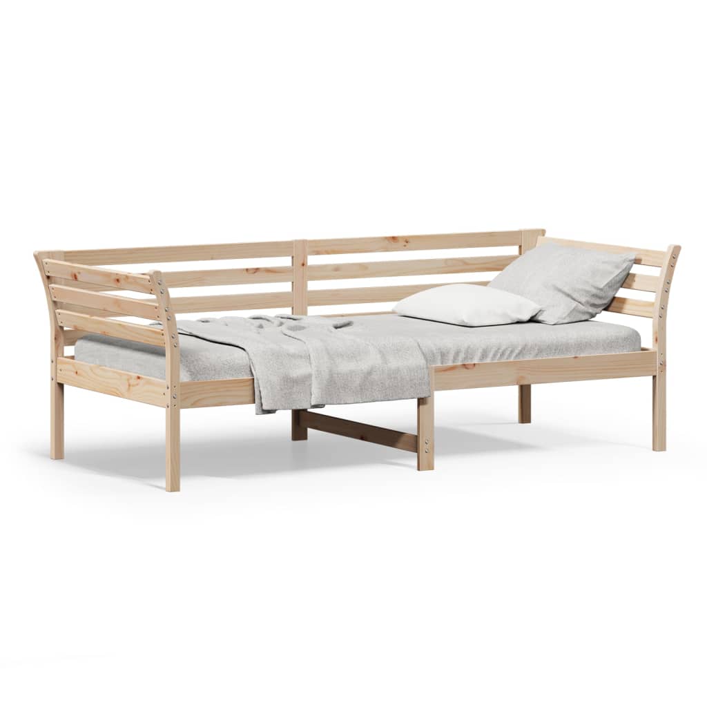 Slaapbank zonder matras 80x200 cm massief grenenhout