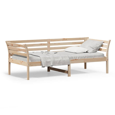 Slaapbank zonder matras 80x200 cm massief grenenhout