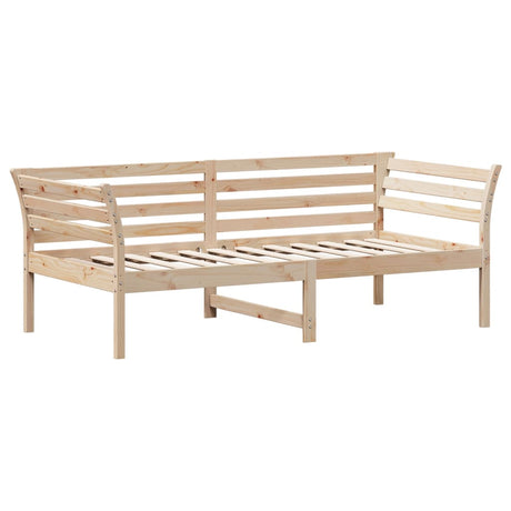 Slaapbank zonder matras 75x190 cm massief grenenhout