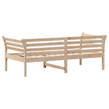 Slaapbank zonder matras 75x190 cm massief grenenhout