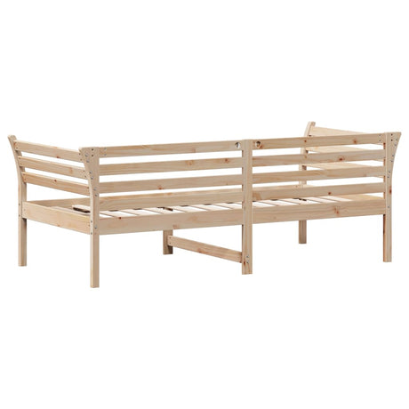 Slaapbank zonder matras 75x190 cm massief grenenhout