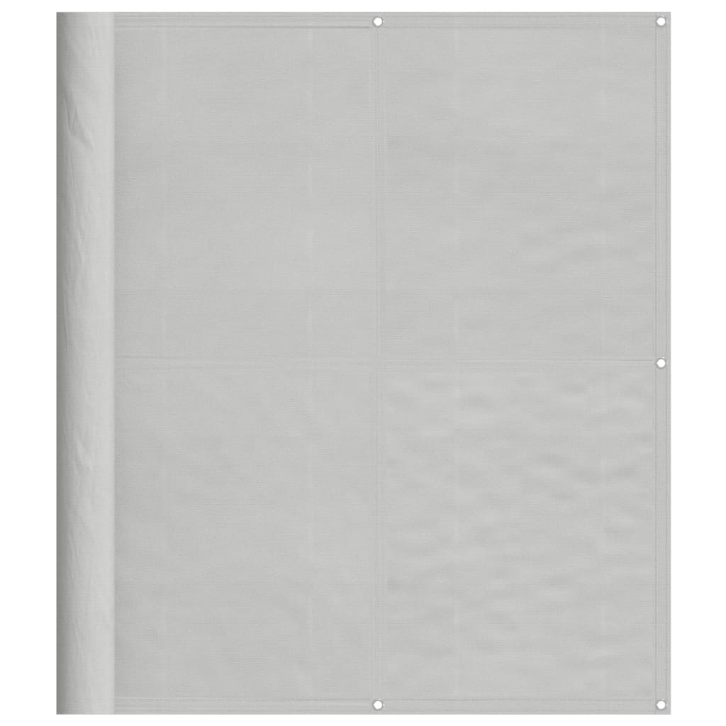 Balkonscherm 120x400 cm 100% oxford polyester lichtgrijs - AllerleiShop