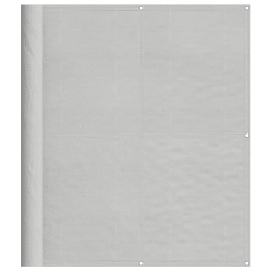 Balkonscherm 120x500 cm 100% oxford polyester lichtgrijs - AllerleiShop