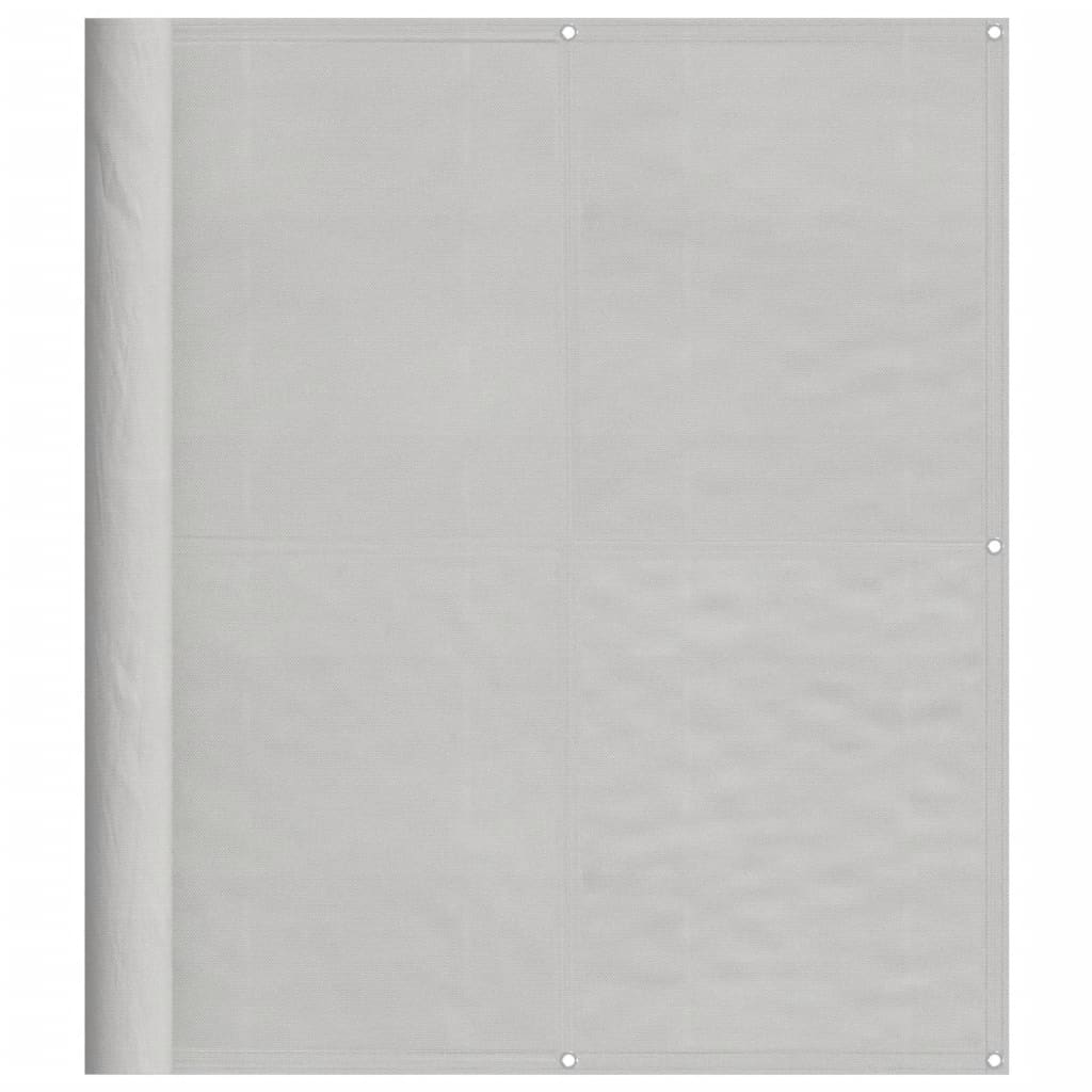 Balkonscherm 120x600 cm 100% oxford polyester lichtgrijs - AllerleiShop