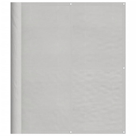 Balkonscherm 120x600 cm 100% oxford polyester lichtgrijs - AllerleiShop