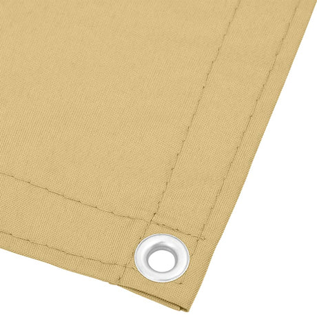 Balkonscherm 75x300 cm 100% oxford polyester zandkleurig - AllerleiShop