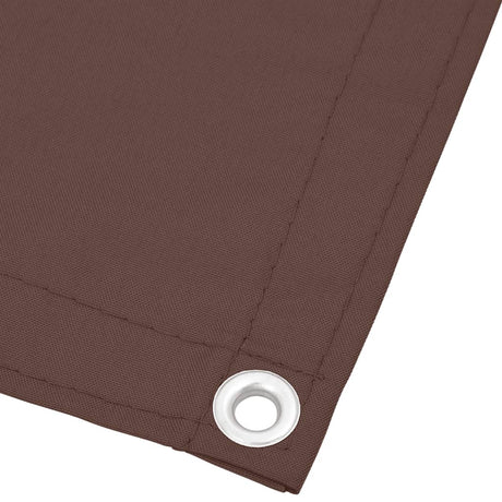 Balkonscherm 75x700 cm 100% oxford polyester bruin - AllerleiShop