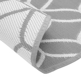 Buitenkleed Ø 200 cm polypropeen grijs - AllerleiShop