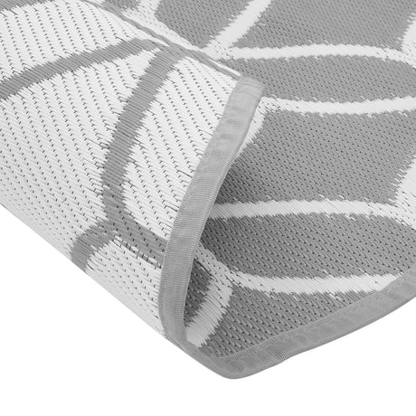 Buitenkleed Ø 200 cm polypropeen grijs - AllerleiShop