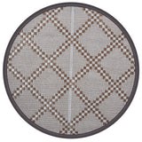Buitenkleed Ø 120 cm polypropeen bruin - AllerleiShop