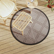 Buitenkleed Ø 120 cm polypropeen bruin - AllerleiShop