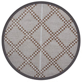 Buitenkleed Ø160 cm polypropeen bruin - AllerleiShop