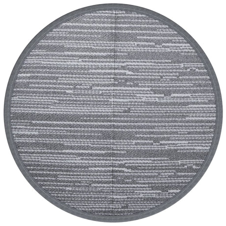 Buitenkleed Ø 160 cm polypropeen grijs - AllerleiShop