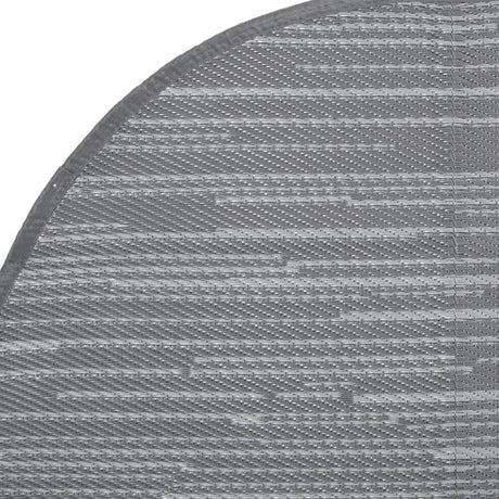 Buitenkleed Ø 160 cm polypropeen grijs - AllerleiShop