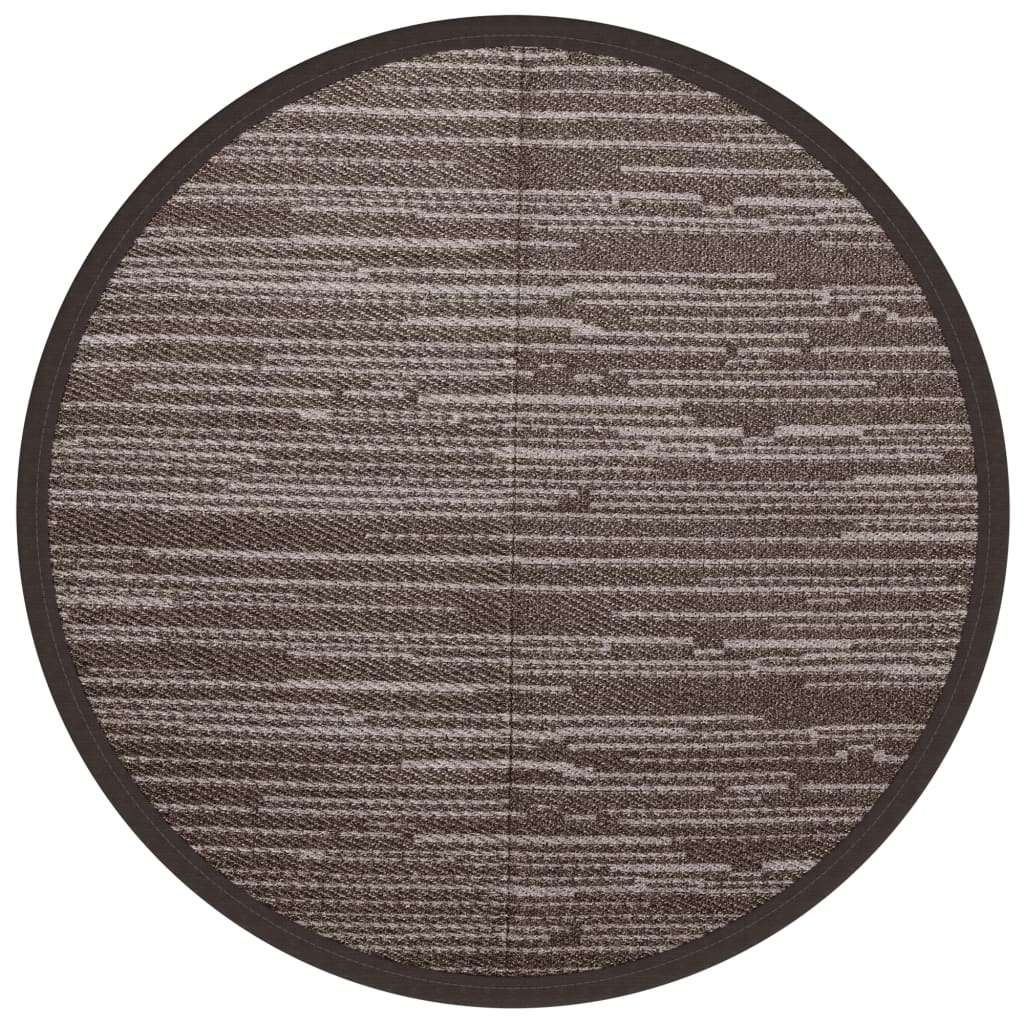 Buitenkleed Ø160 cm polypropeen bruin - AllerleiShop