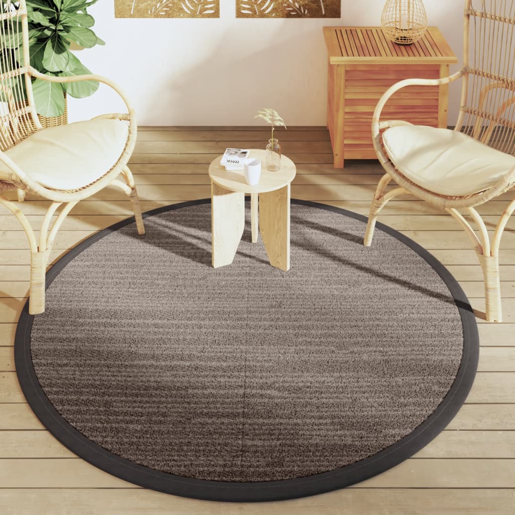Buitenkleed Ø160 cm polypropeen bruin - AllerleiShop