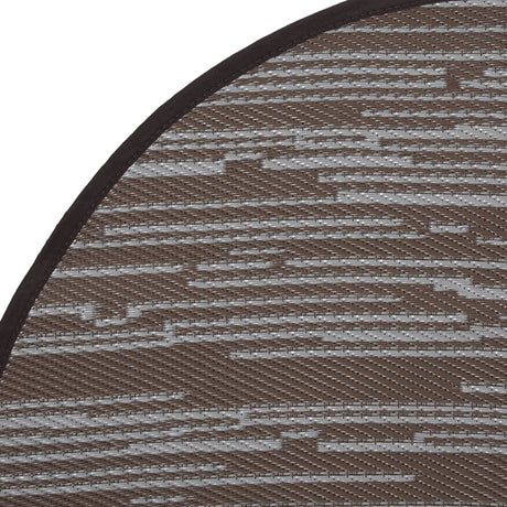 Buitenkleed Ø160 cm polypropeen bruin - AllerleiShop