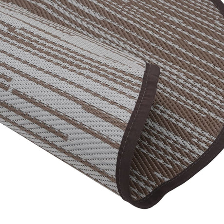 Buitenkleed Ø160 cm polypropeen bruin - AllerleiShop
