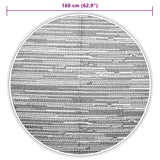 Buitenkleed Ø160 cm polypropeen bruin - AllerleiShop