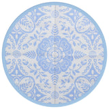 Buitenkleed Ø200 cm polypropeen babyblauw - AllerleiShop