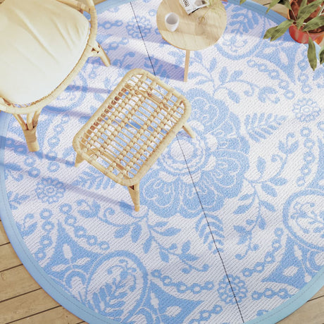 Buitenkleed Ø200 cm polypropeen babyblauw - AllerleiShop