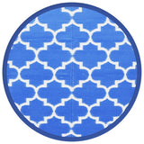Buitenkleed Ø120 cm polypropeen blauw - AllerleiShop