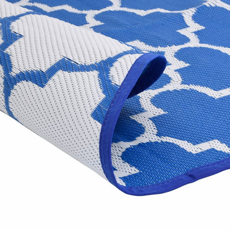 Buitenkleed Ø120 cm polypropeen blauw - AllerleiShop