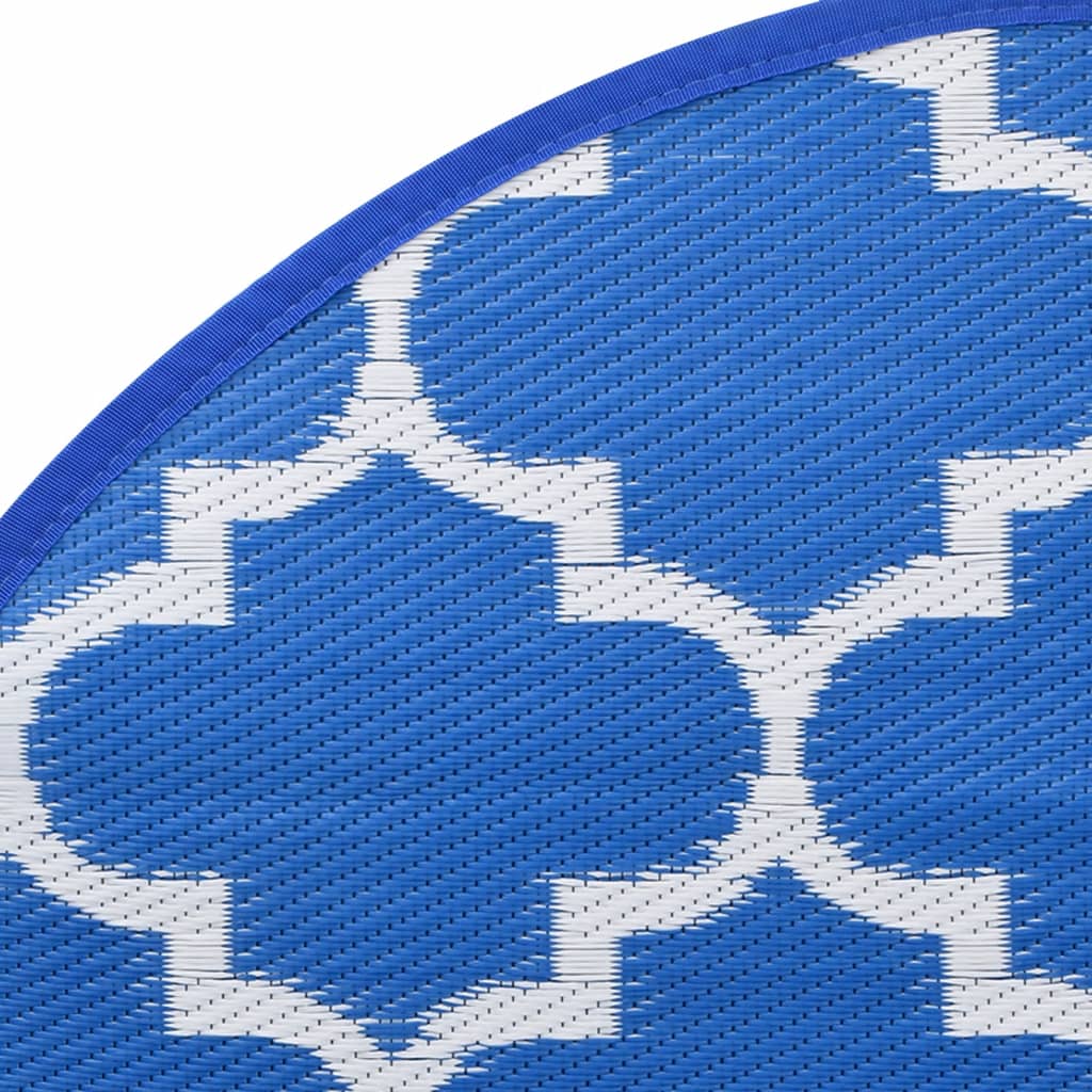 Buitenkleed Ø120 cm polypropeen blauw - AllerleiShop