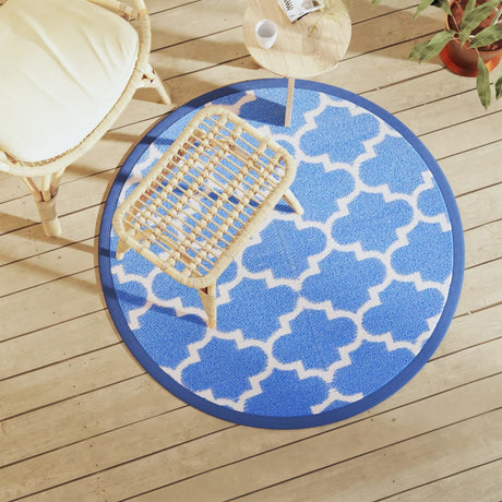 Buitenkleed Ø120 cm polypropeen blauw - AllerleiShop