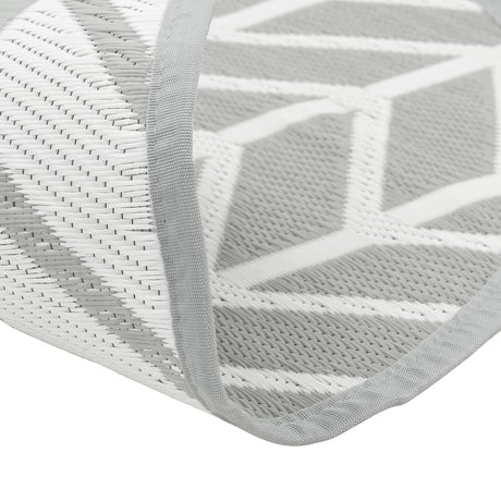 Buitenkleed Ø 200 cm polypropeen grijs - AllerleiShop