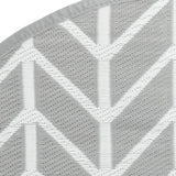 Buitenkleed Ø 200 cm polypropeen grijs - AllerleiShop