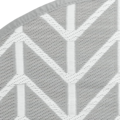 Buitenkleed Ø 200 cm polypropeen grijs - AllerleiShop