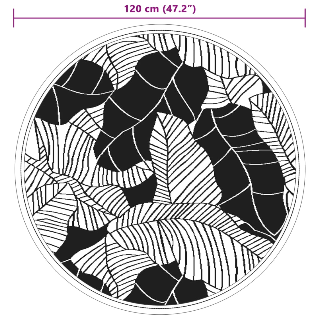 Buitenkleed Ø 120 cm polypropeen groen - AllerleiShop