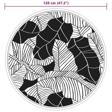 Buitenkleed Ø 120 cm polypropeen groen - AllerleiShop