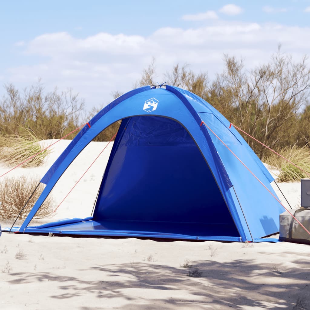 Strandtent waterdicht azuurblauw - AllerleiShop