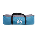 Tent met luifel 4-persoons waterdicht blauw