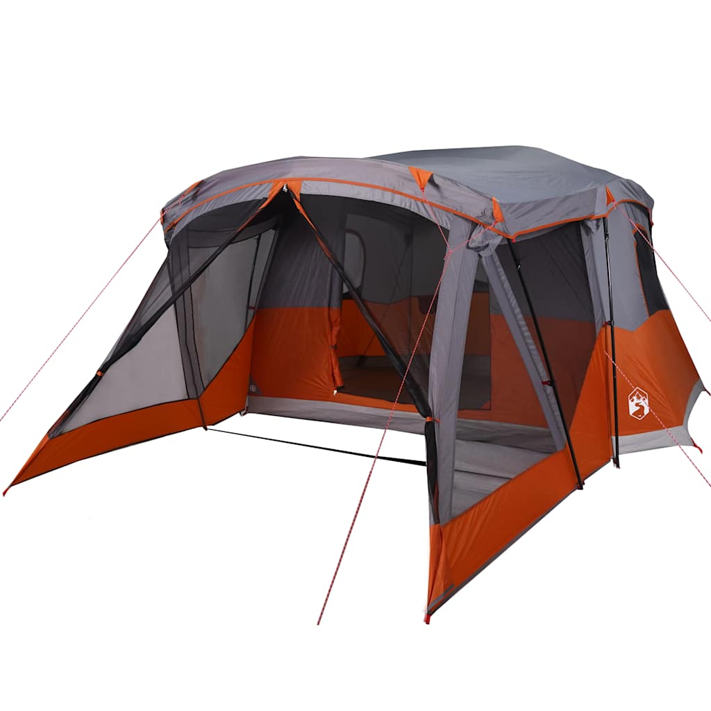 Tent met luifel 4-persoons waterdicht oranje