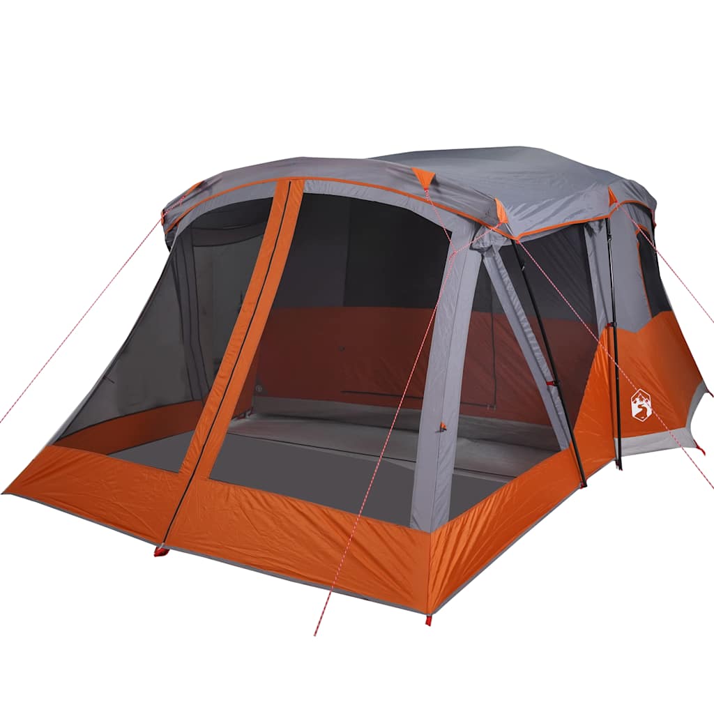 Tent met luifel 4-persoons waterdicht oranje