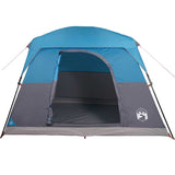 Tent 4-persoons waterdicht blauw