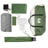 Koepeltent 9-persoons waterdicht groen - AllerleiShop