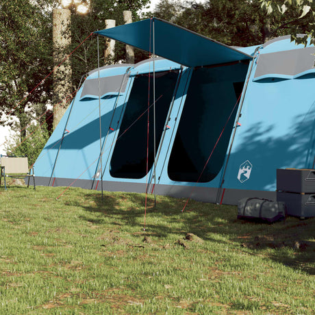 Tunneltent voor gezin 8-persoons waterdicht blauw